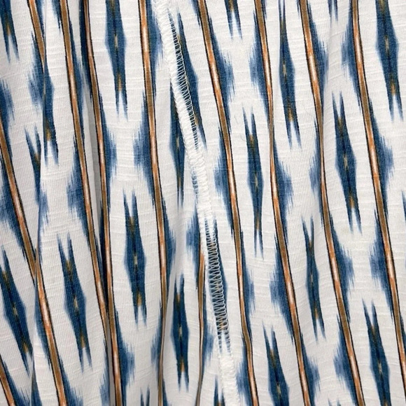 Chico’s Zenergy Women’s 16/18 V-Neck Long Sleeve Geometric Ikat Tunic Top - Picture 10 of 10